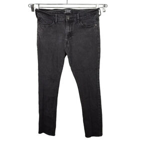 Old Navy The Diva Black Denim Skinny Jeans Women Size 12 Faded Broken In